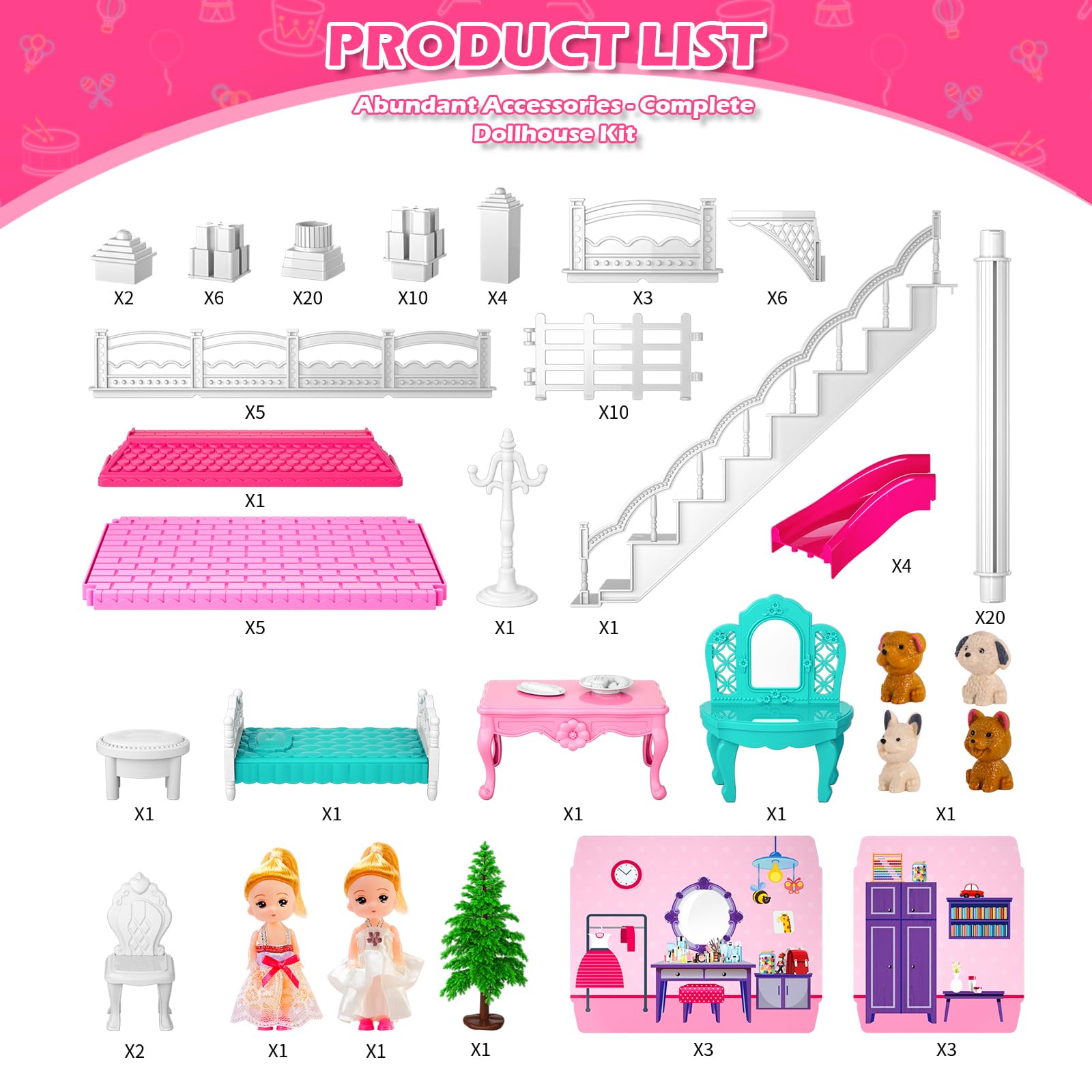 Doloowee clear instructions enable quick, easy assembly for kids.