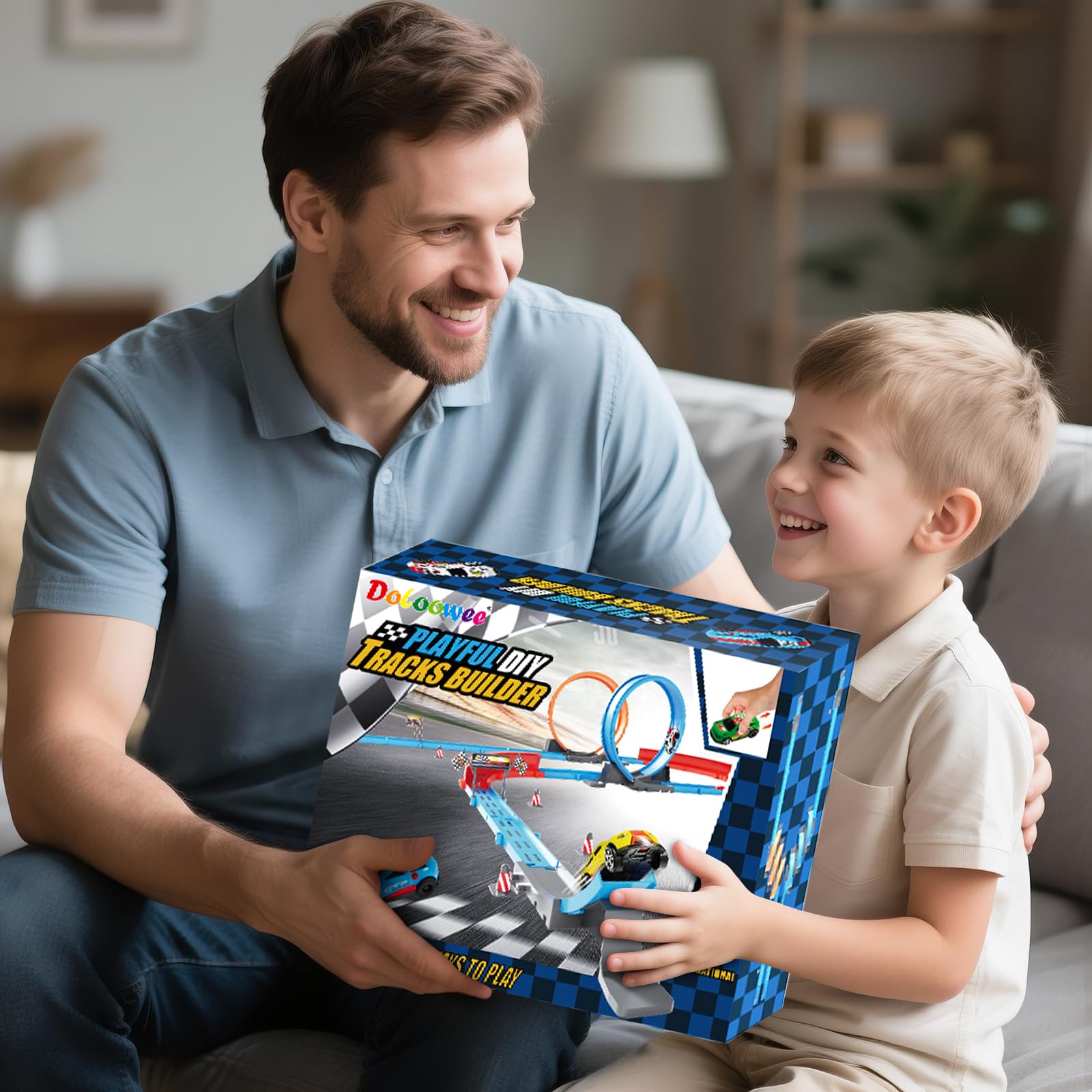 Doloowee family play setup strengthens bonding during race time.