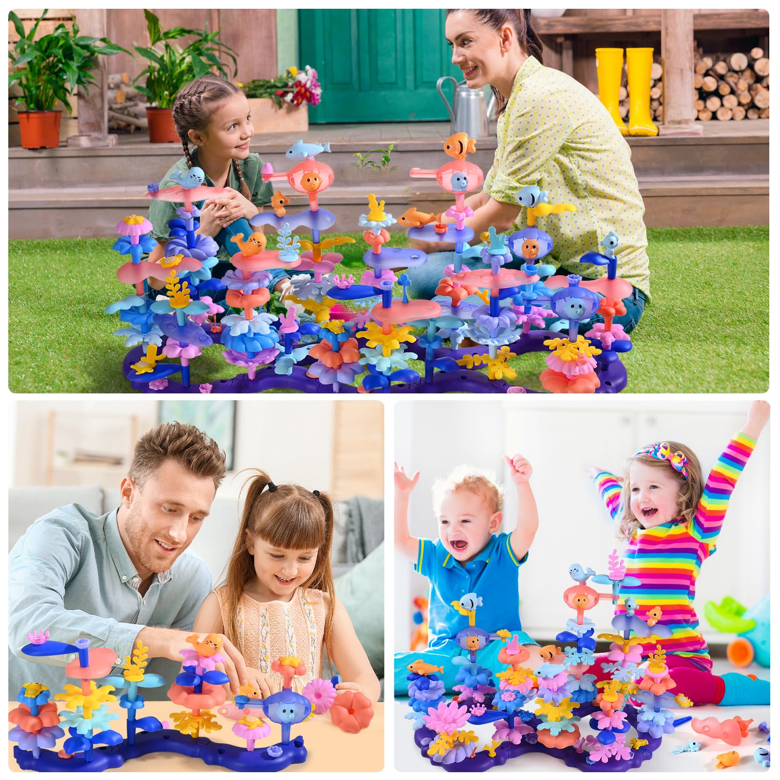 Doloowee Ocean Starfish: textured pieces spark imaginative play scenarios.