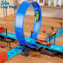 Doloowee 34ft track length for extended racing fun.