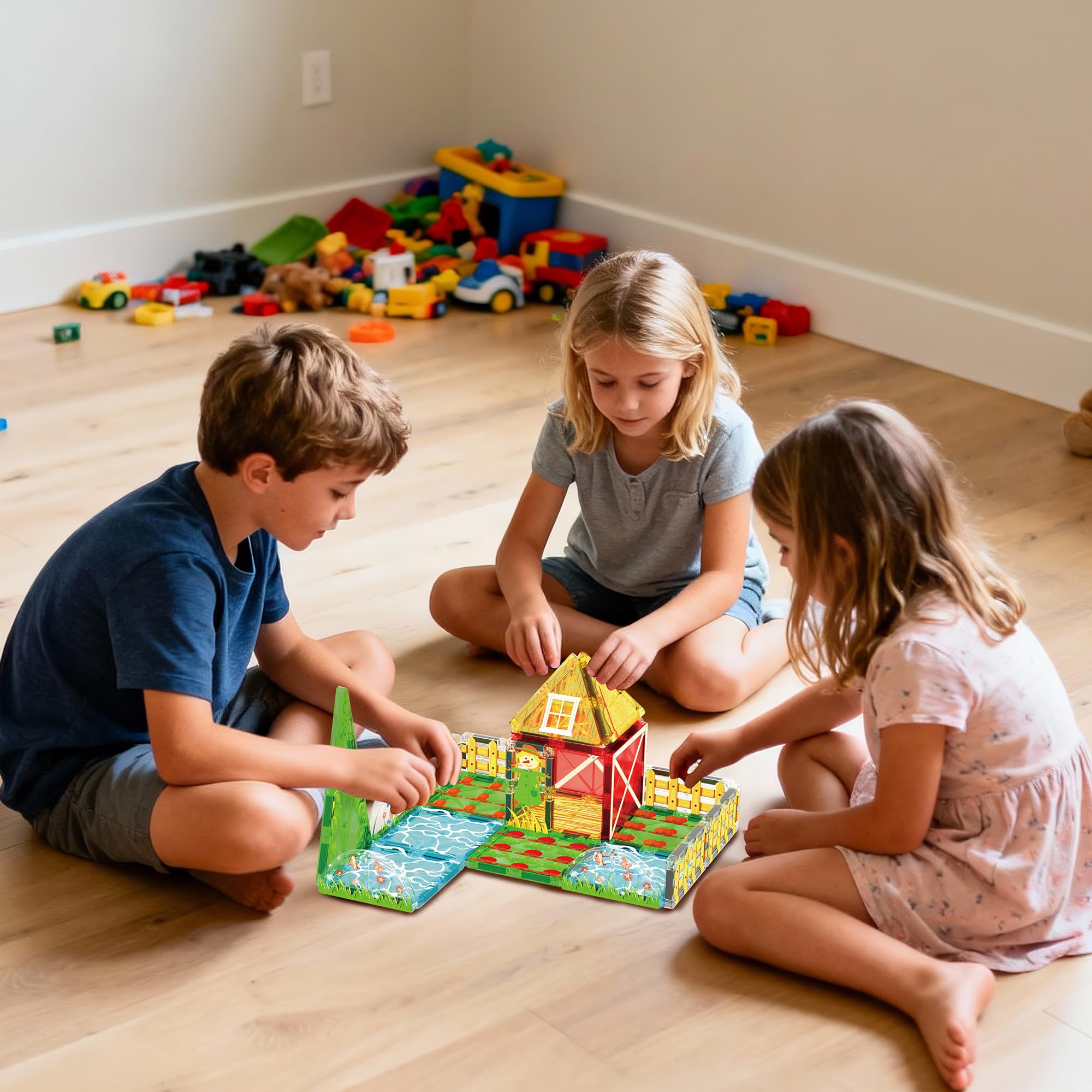 DOLPH HUG Compatibility: tiles work with other brands for expanded play.