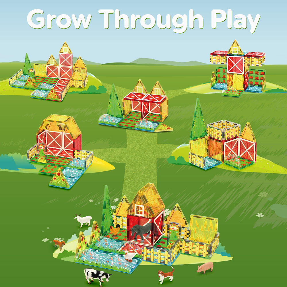 DOLPH HUG Farm Tiles Fields scene encourages spatial exploration and creative layouts.
