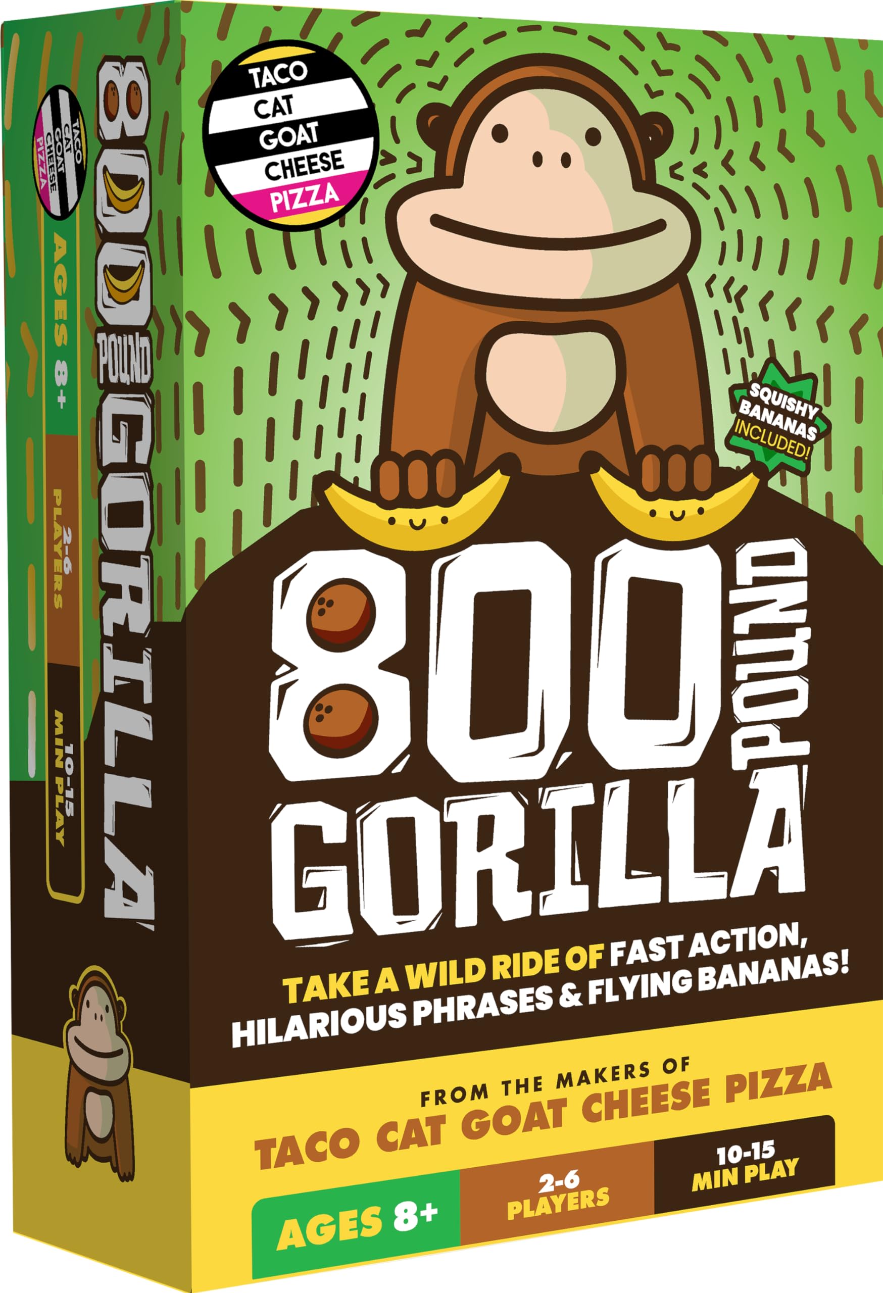 Dolphin Hat Games 800 Pound Gorilla spinner speeds up family playtime with quick rounds.