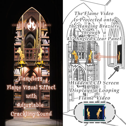 Dolphin Island DIY Book Nook Kit assembly guides easy fitting for beginners.