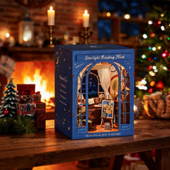 Dolphin Island Starlight miniature house detail with forest and mountains vibe.