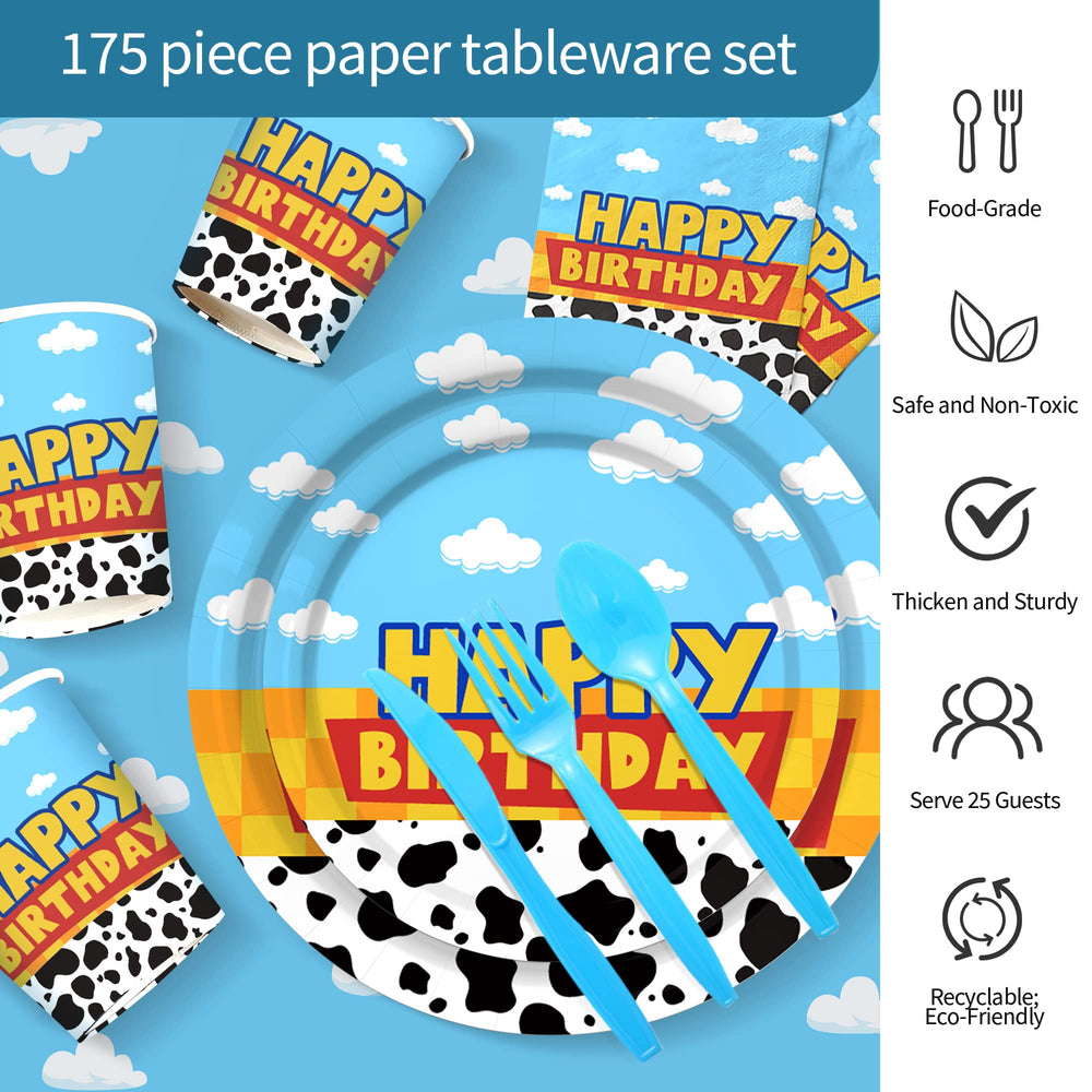 Domment cow-cloud napkins are soft and absorbent for quick cleanups.