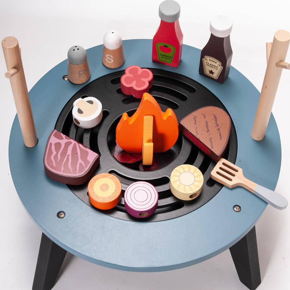Donmills toy food selection invites pretend feasts and social interaction during play.