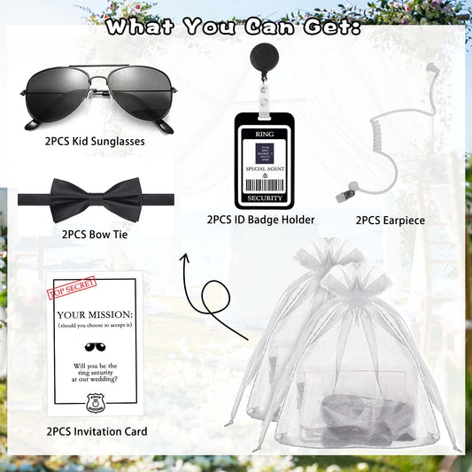 Donsaji badge holder from ring security kit for ring bearers