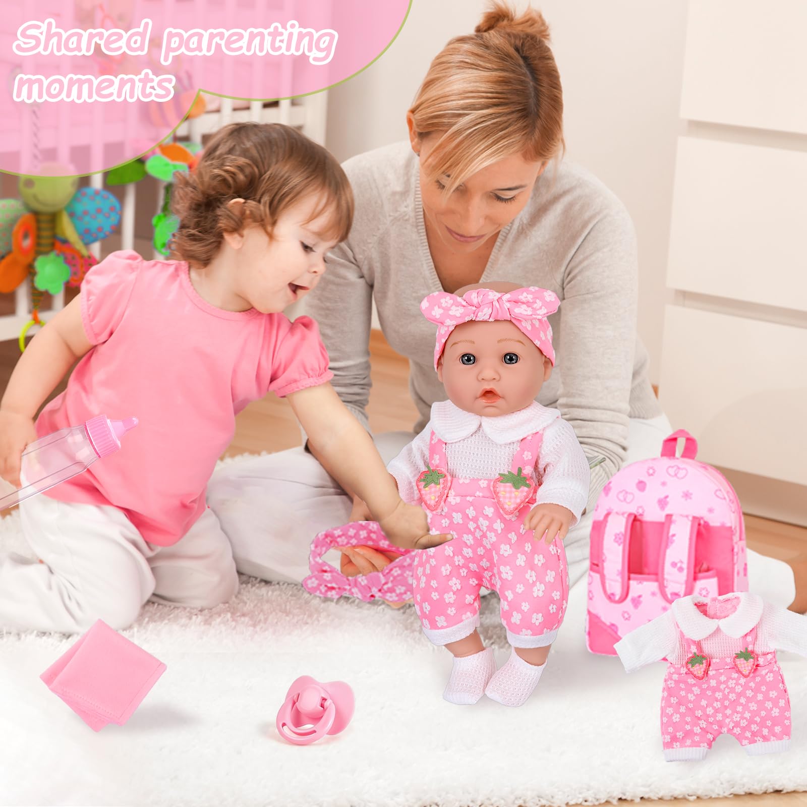 DONTNO baby doll headband to finish stylish looks for play.