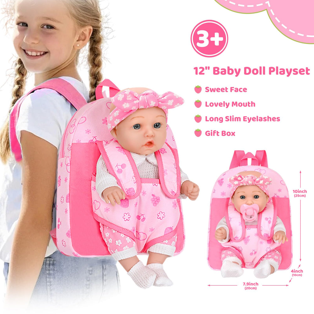 DONTNO baby doll socks to complete cozy outfits during pretend play.