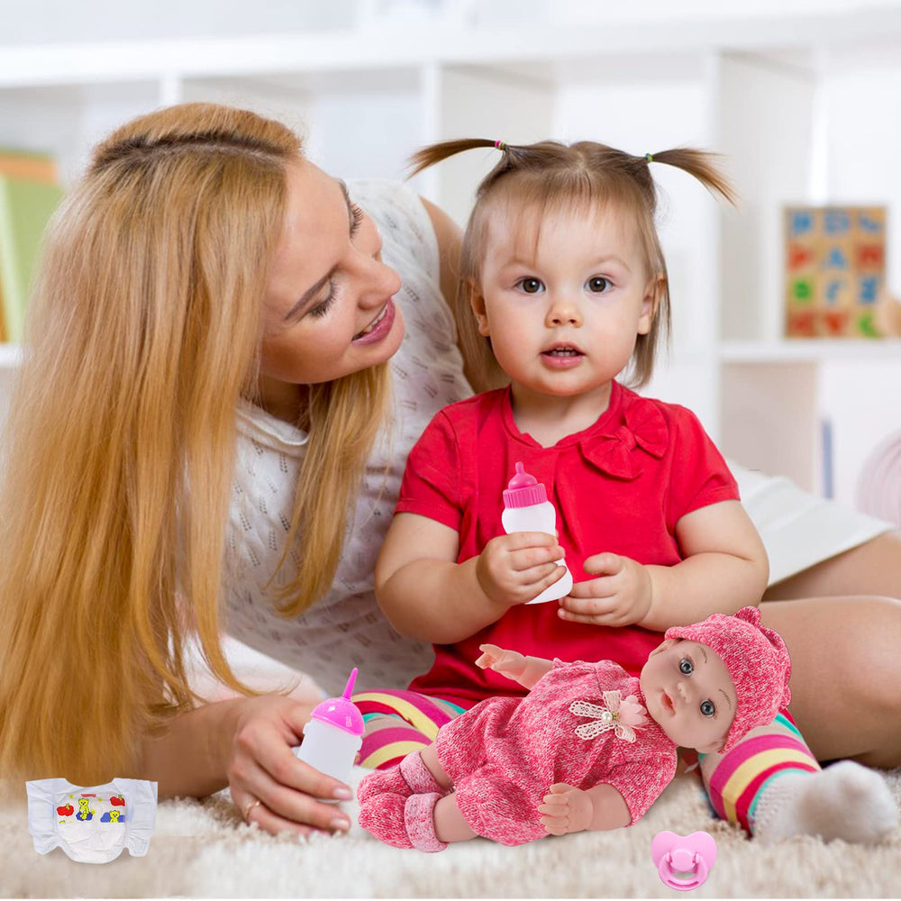 DONTNO vinyl baby doll—soft-touch, durable skin safe for years of play.