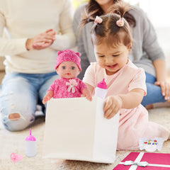 DONTNO 12 inch doll set—ideal gift idea for birthdays and holidays fostering family bonding.