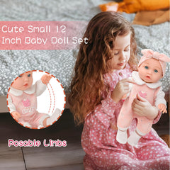 DONTNO handheld-sized doll designed for small hands