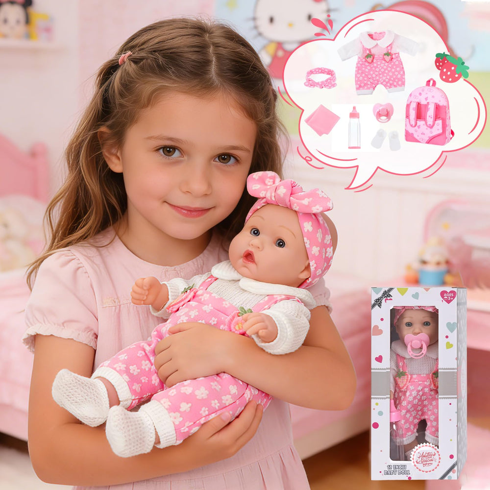 DONTNO pink hanky as a cute accessory for doll dressing.