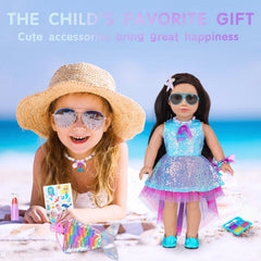 DONTNO Two-dress mermaid clothes set offering versatile dress-up options