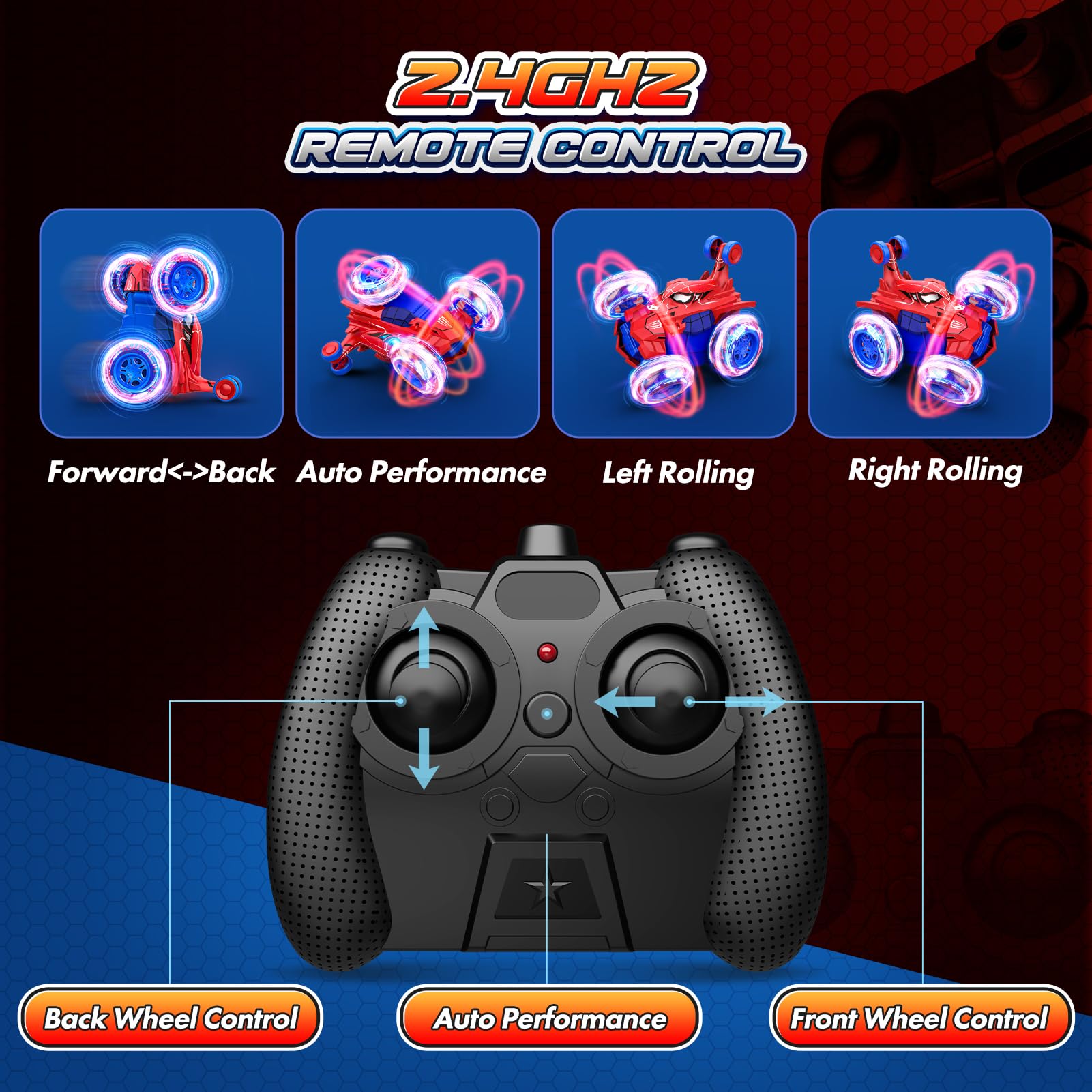Doodays Spider RC car ready-to-gift packaging for birthdays