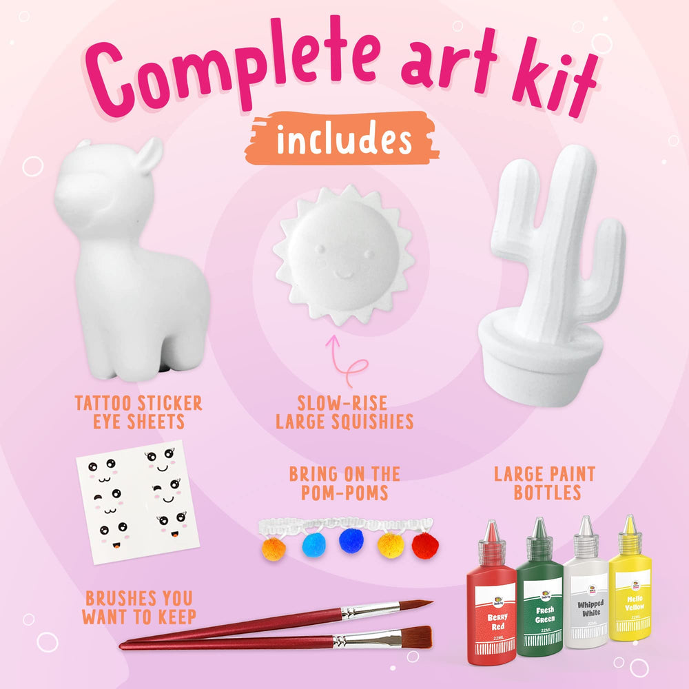Color guide and sprinkles for sparkling squishy designs