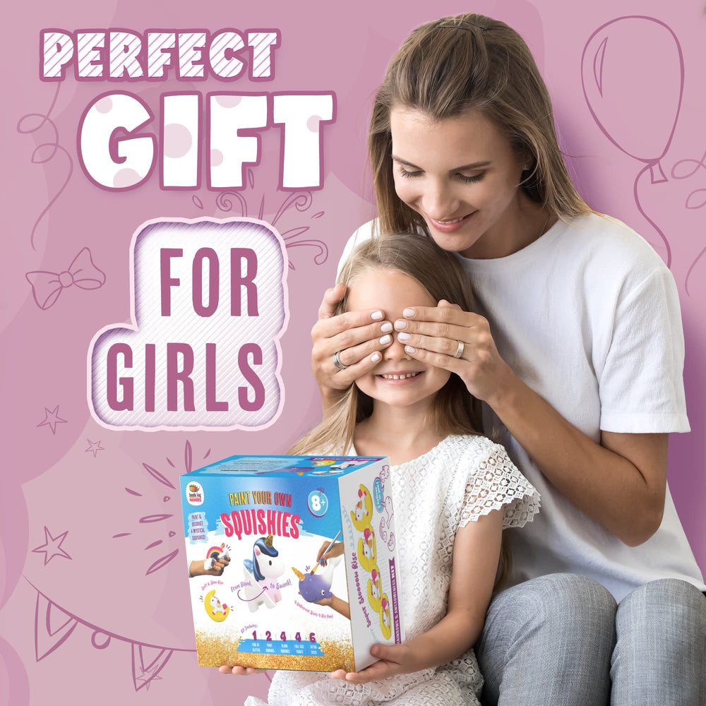 DOODLE HOG unicorn squishy molds enable personalized decorations.