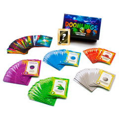 Doomlings draw pile card spread supports fast, strategic rounds