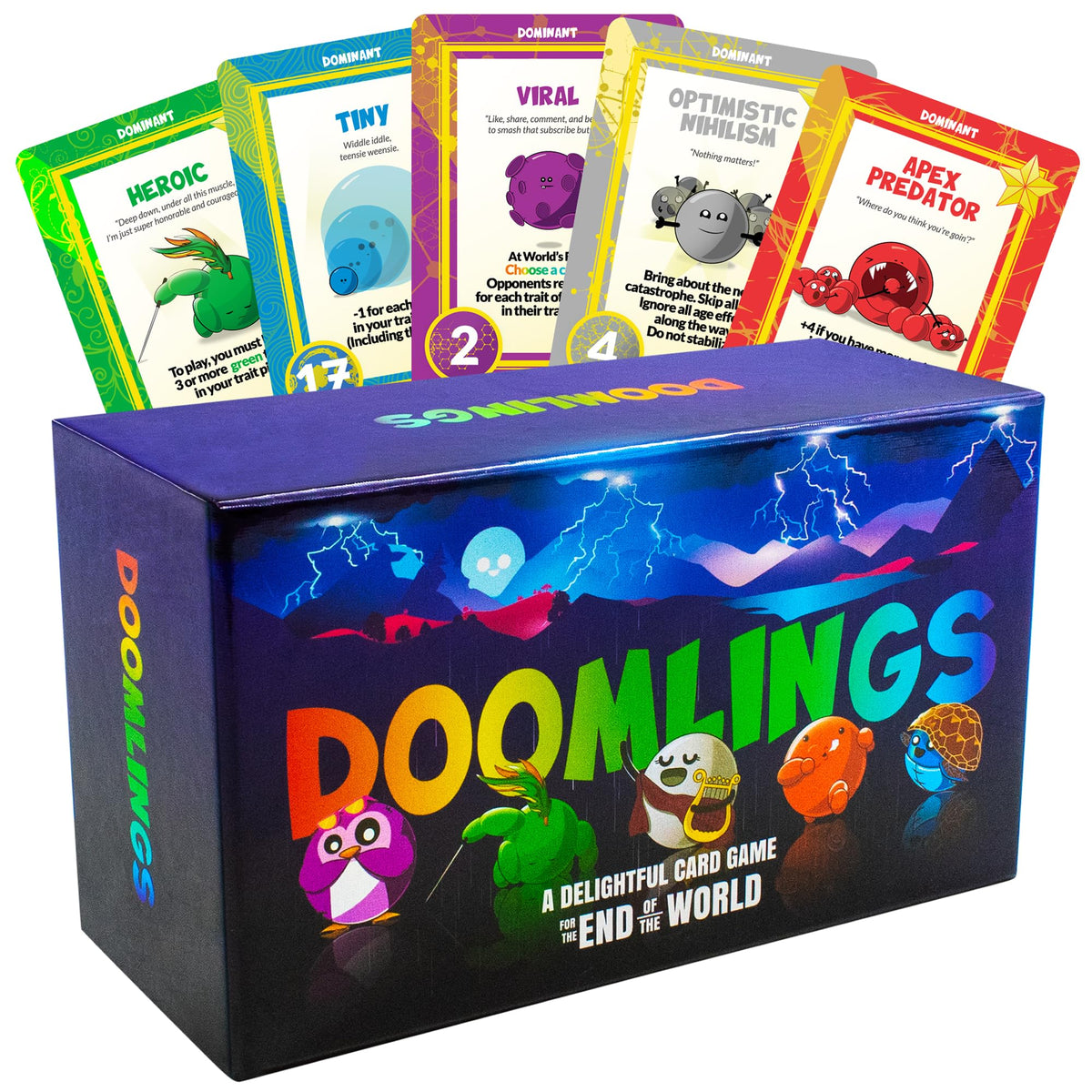 Doomlings base edition cover inviting family game night audiences