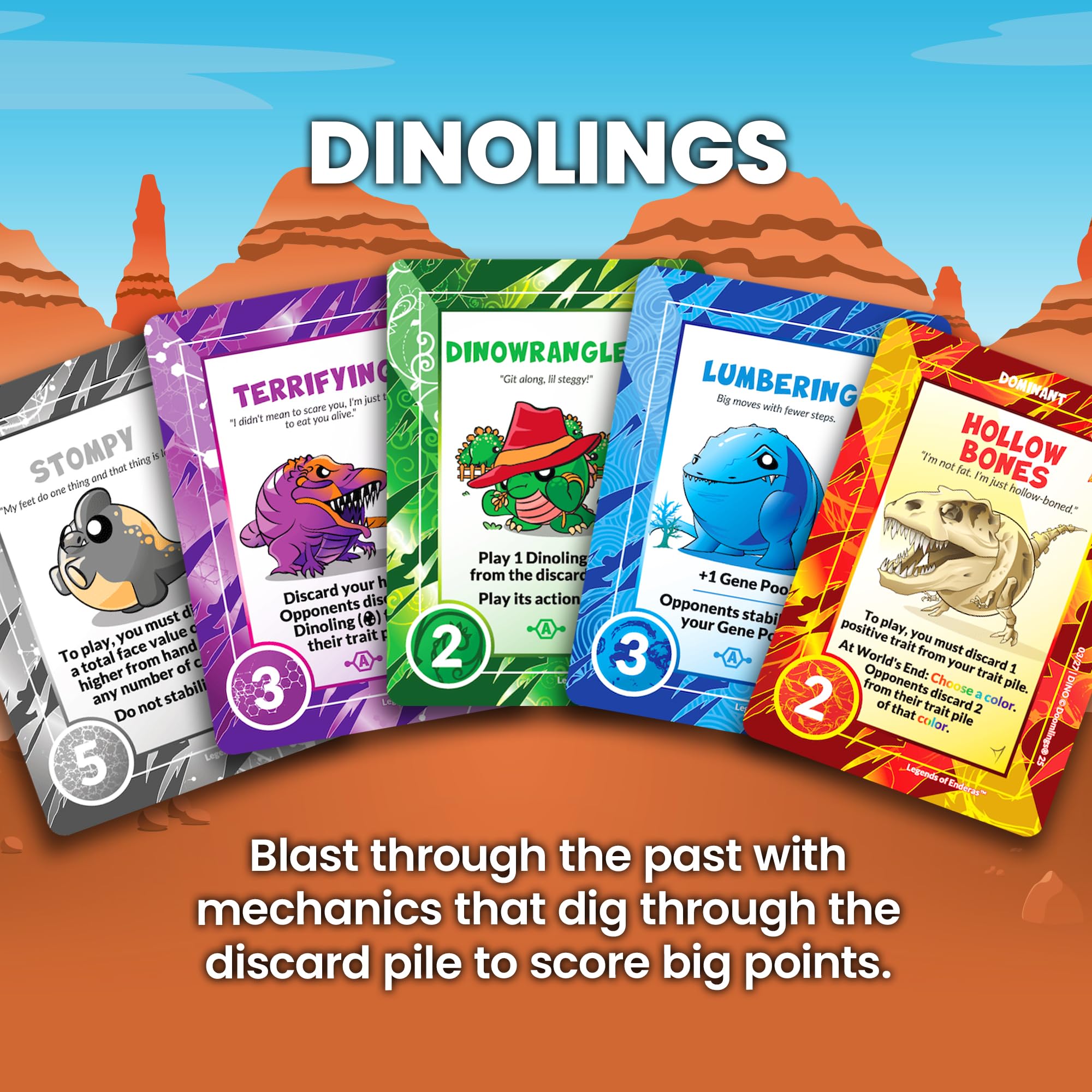 Doomlings Legends of Enderas holofoil cards showcase rare art and collectibles