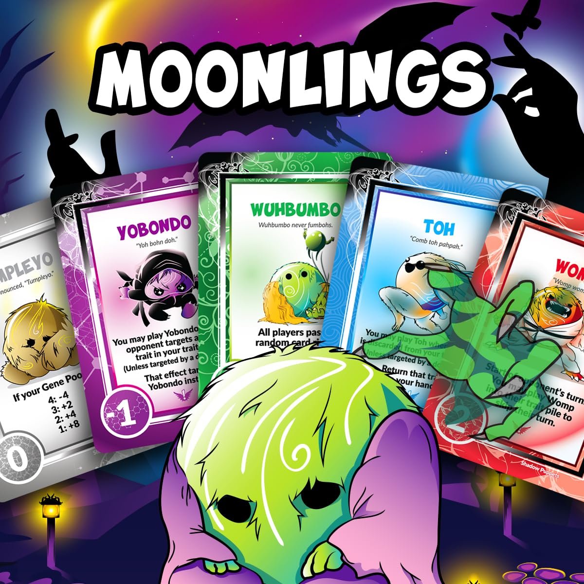 Doomlings Moonlings expansion cards enable blocking and hand-locking tactics.