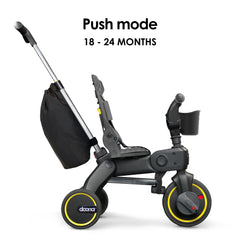 DOONA Liki Trike S3 Greyhound folding button action for quick setup
