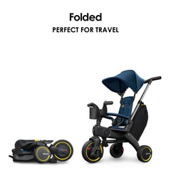 DOONA Liki Trike S3 Royal Blue 5-point harness ensures secure seating