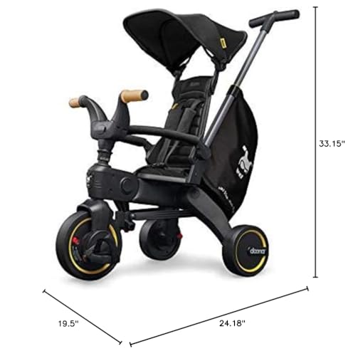 Storage bag and travel bag included with DOONA Liki Trike S5 Nitro Black