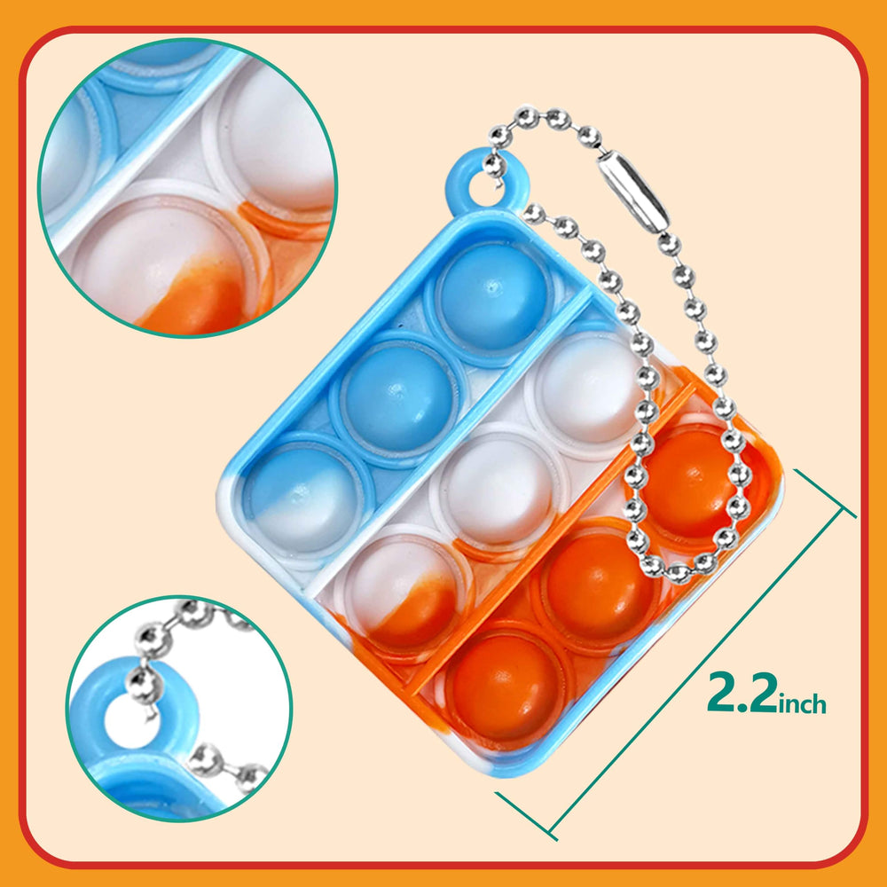 DOPWQAA durable silicone pop-keychain designed for repeated use.