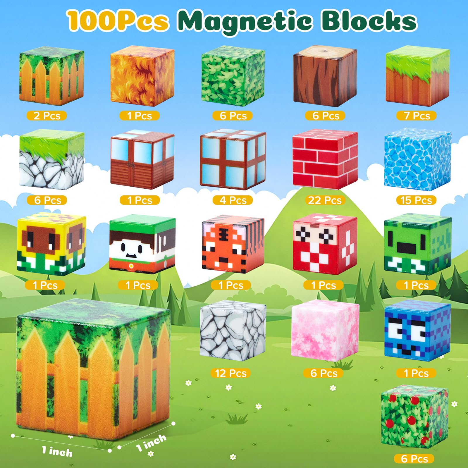 Dopyye forest blocks animal figures invite creative role-play and exploration