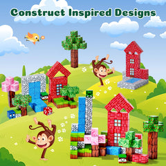 Dopyye forest blocks designed for small hands promote easy grip and independent building