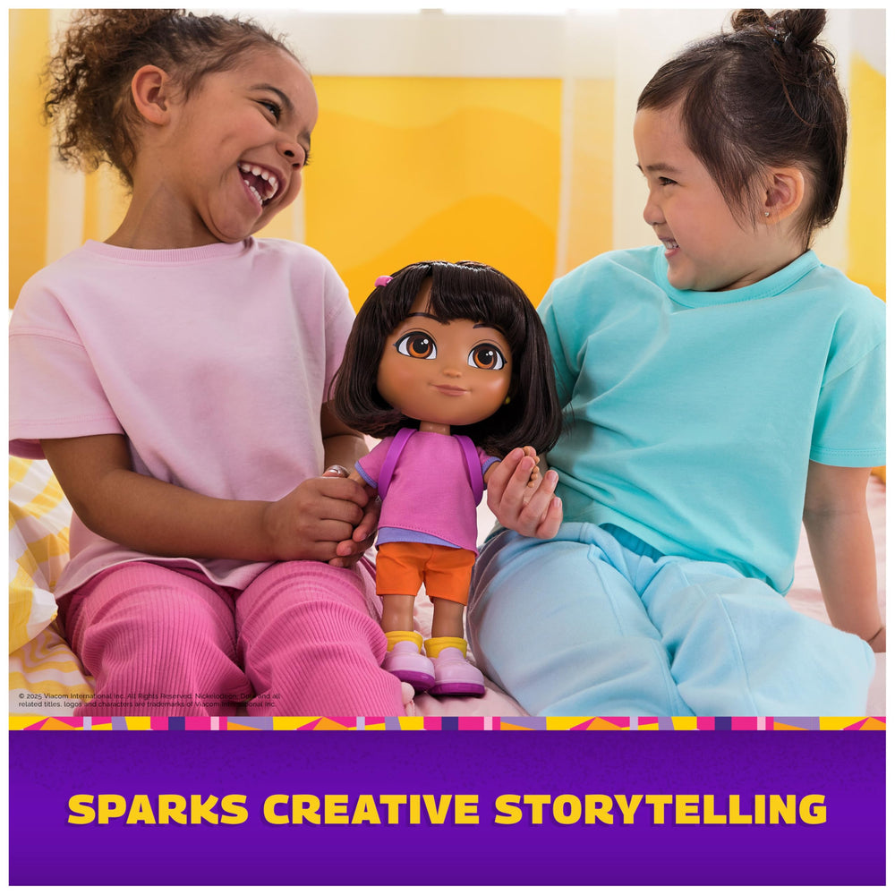 Collectible bilingual word card included with Dora doll