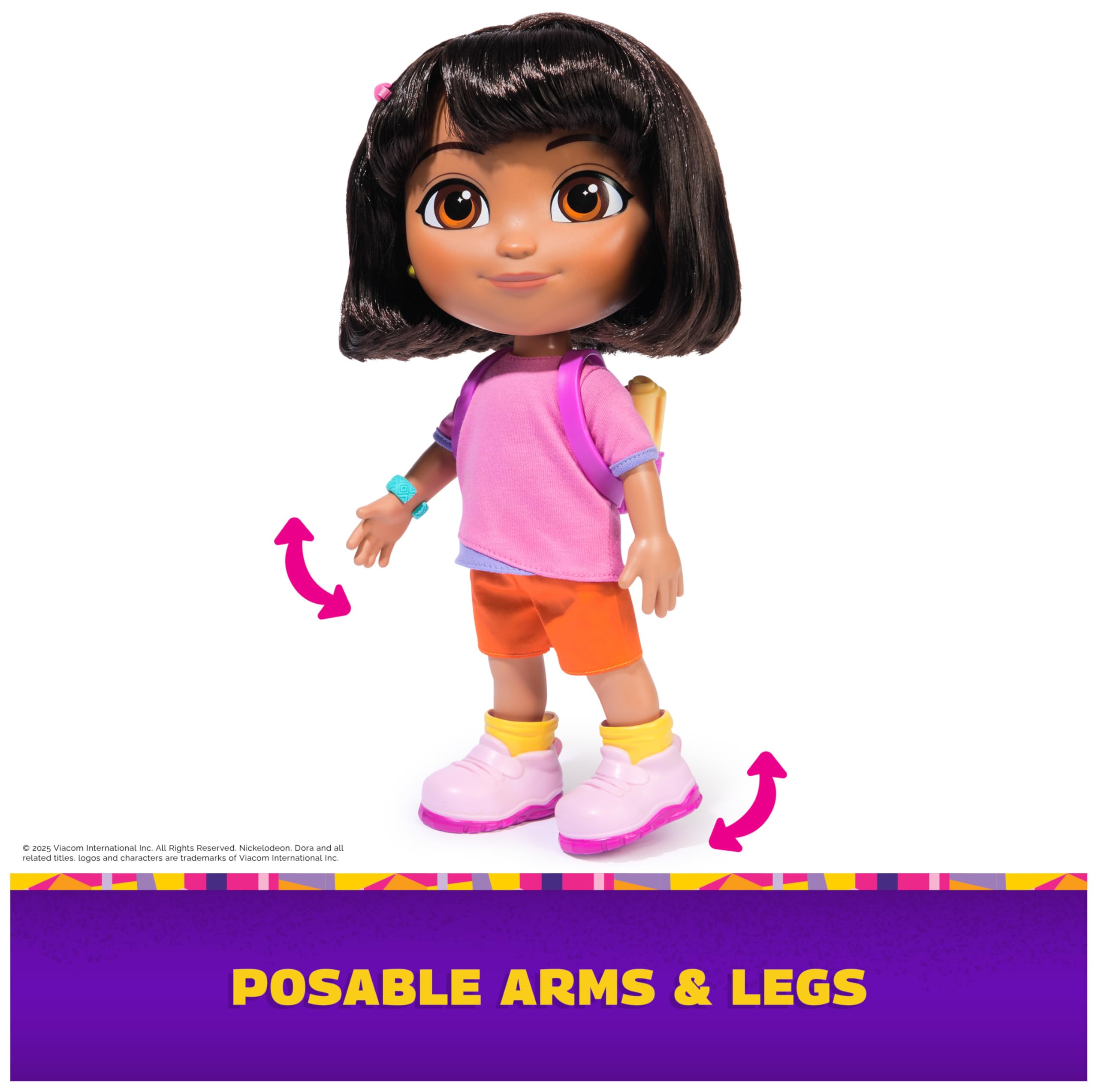 Bright packaging featuring Dora and friends for gift-ready unboxing