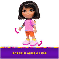 Bright packaging featuring Dora and friends for gift-ready unboxing