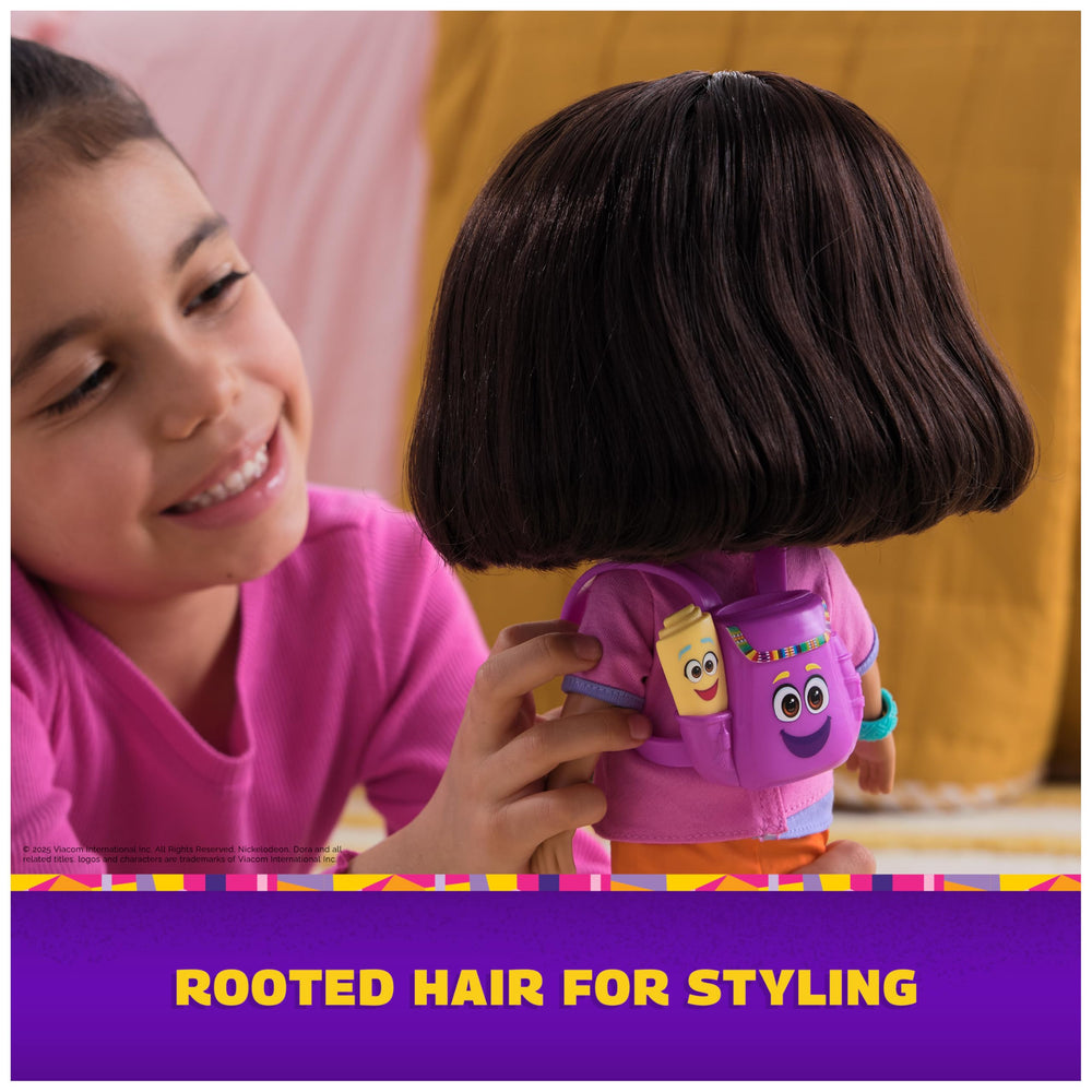 Dora the Explorer themed toy with accessories for pretend play