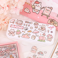 Doraking journal and scrapbooking stickers with precise printing for detail