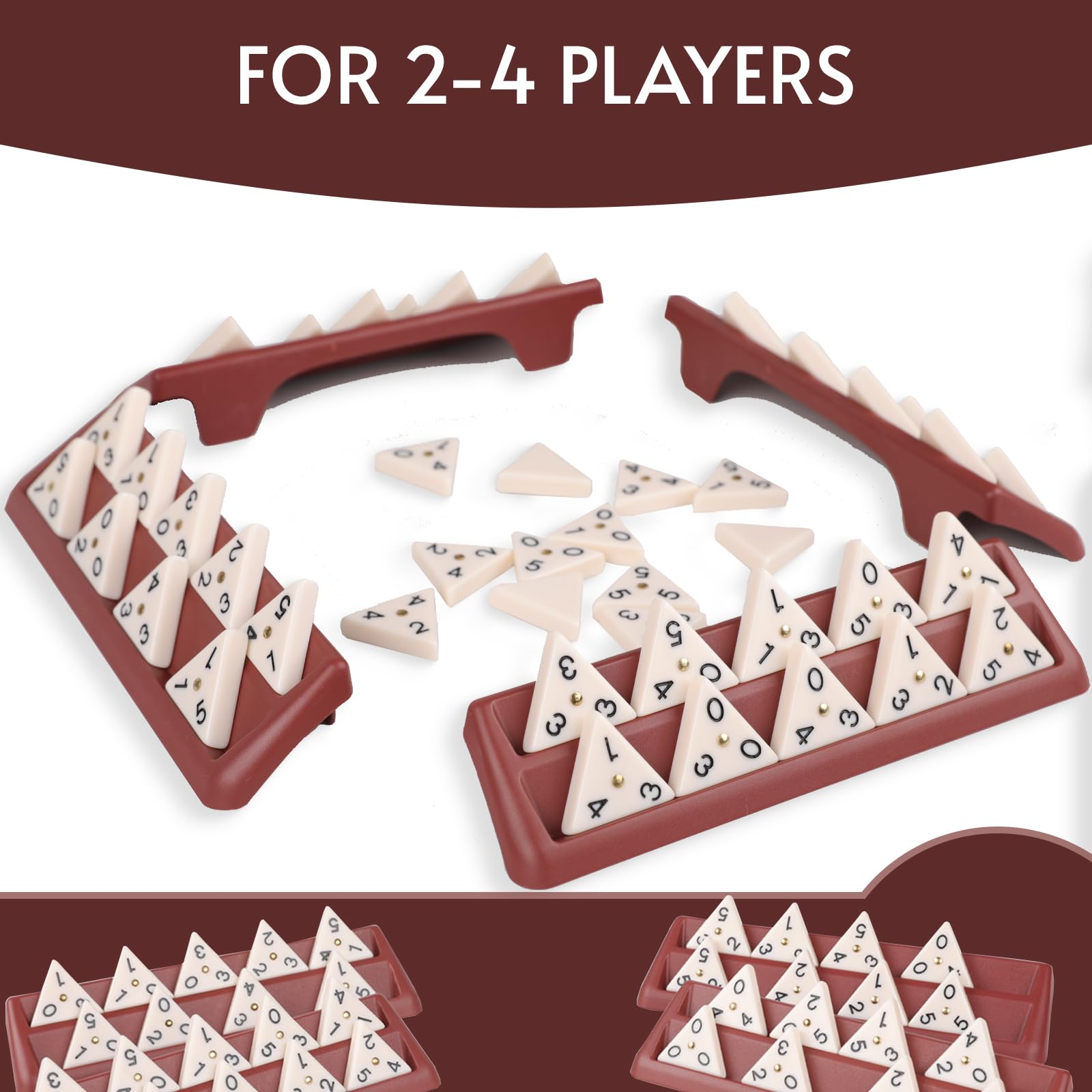 Kids and adults enjoy Doreimi triangle domino, perfect for family play.