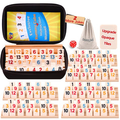 Doreimi Rummy Cube tiles in vibrant colors for engaging family play.