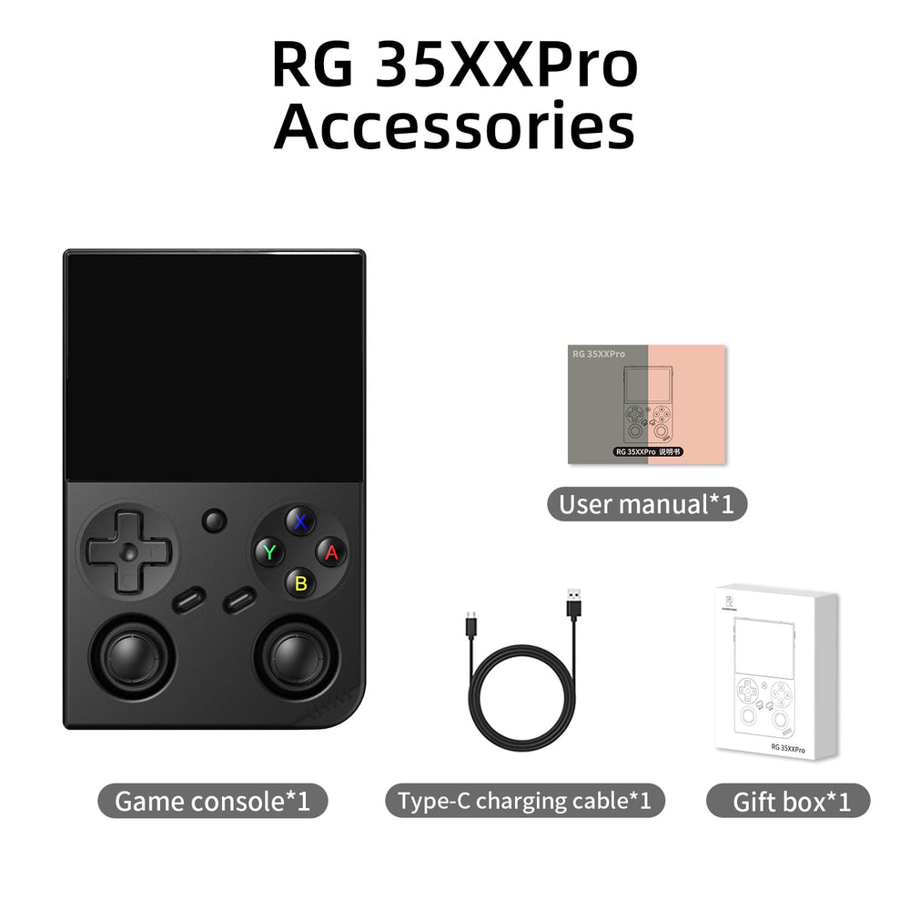 Doriteney RG35XX Pro TV connection supports big-screen gaming on a TV.