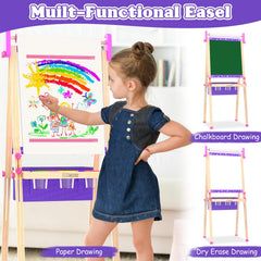 Doselie easel with supplies kit for creative, mess-friendly play