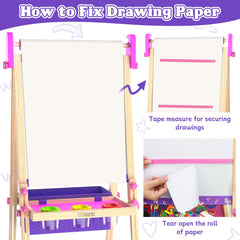Doselie easel easy assembly for quick setup
