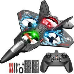 Dosumik RC plane demonstrates stable hover for smooth beginner flights.
