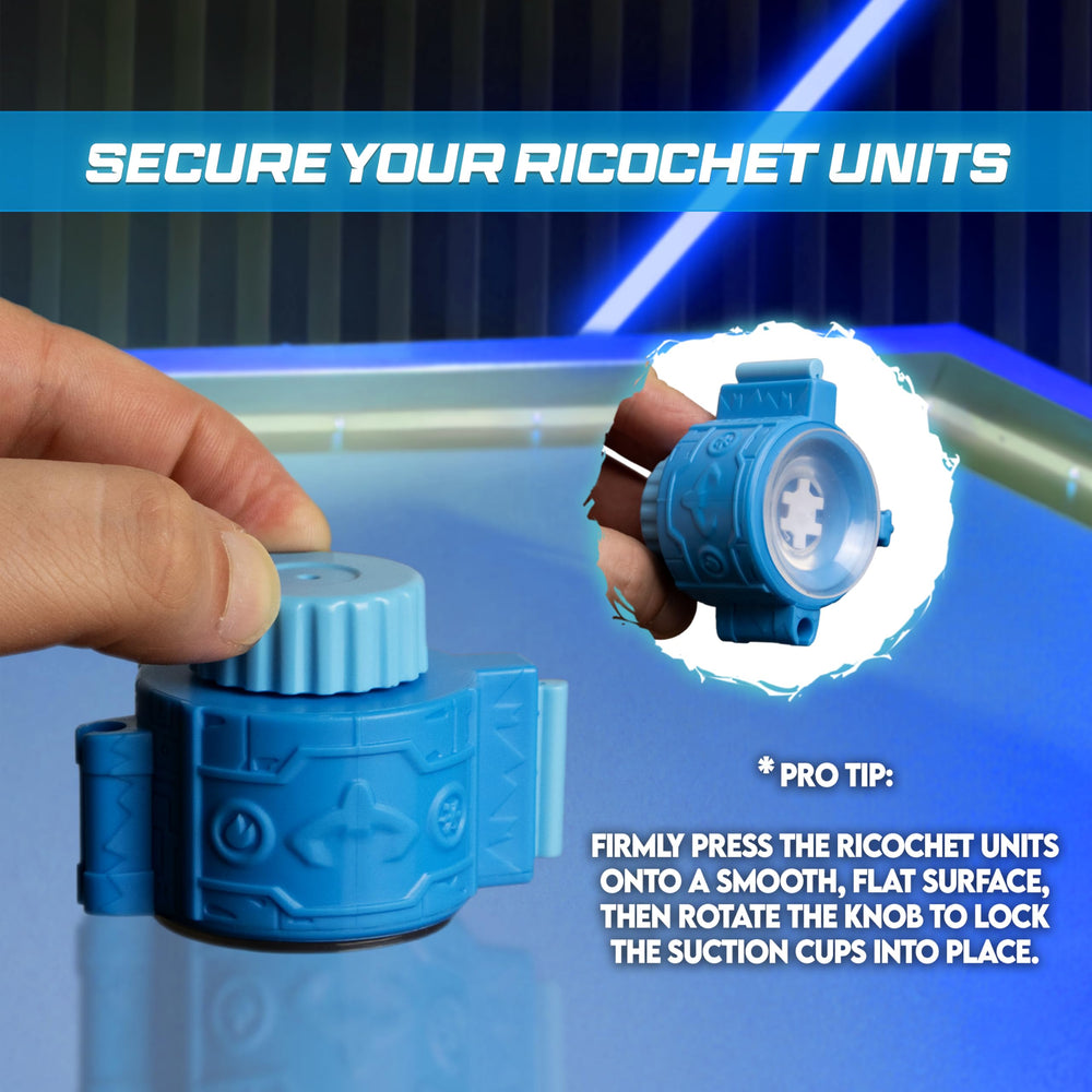 Doteki ricochet units add unpredictable moments for strategic twists.