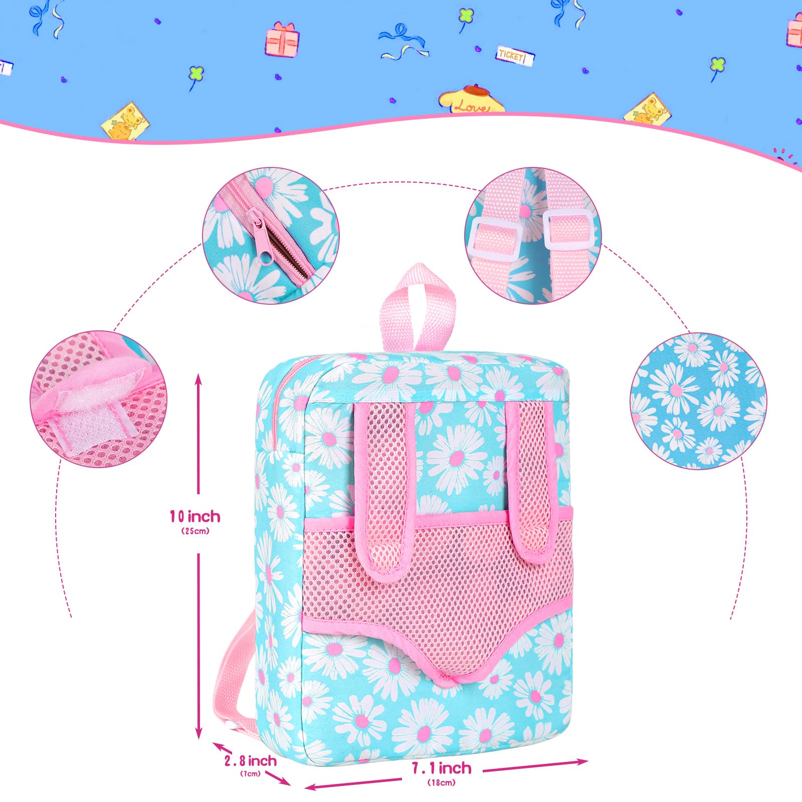 DOTVOSY doll clothes and accessories set sparks imaginative dressing and storytelling
