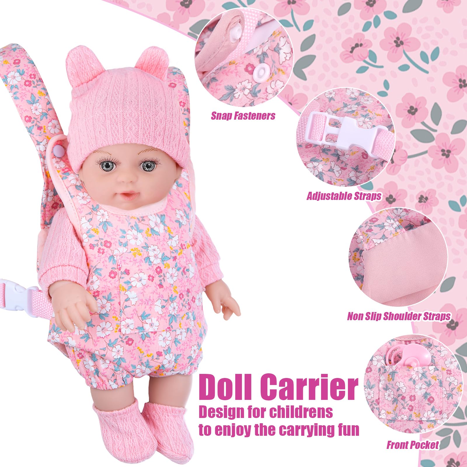 DOTVOSY feeding bottles enable nurturing pretend play moments.