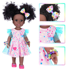 DOTVOSY doll with removable clothes for easy dress-up