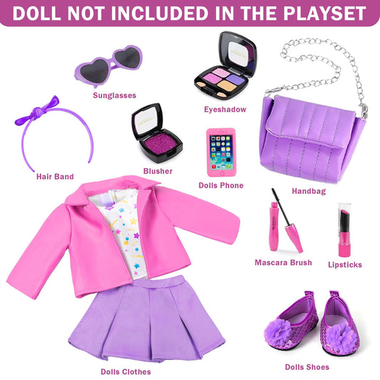 DOTVOSY shoulder bag accessory perfect for coordinating outfits during pretend shopping.