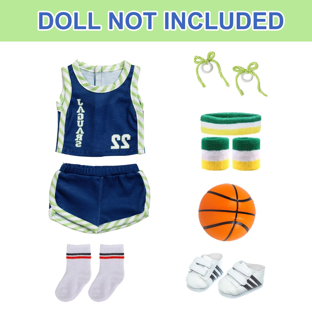 DOTVOSY doll accessories pack includes hair ties and guards for authentic practice vibes.