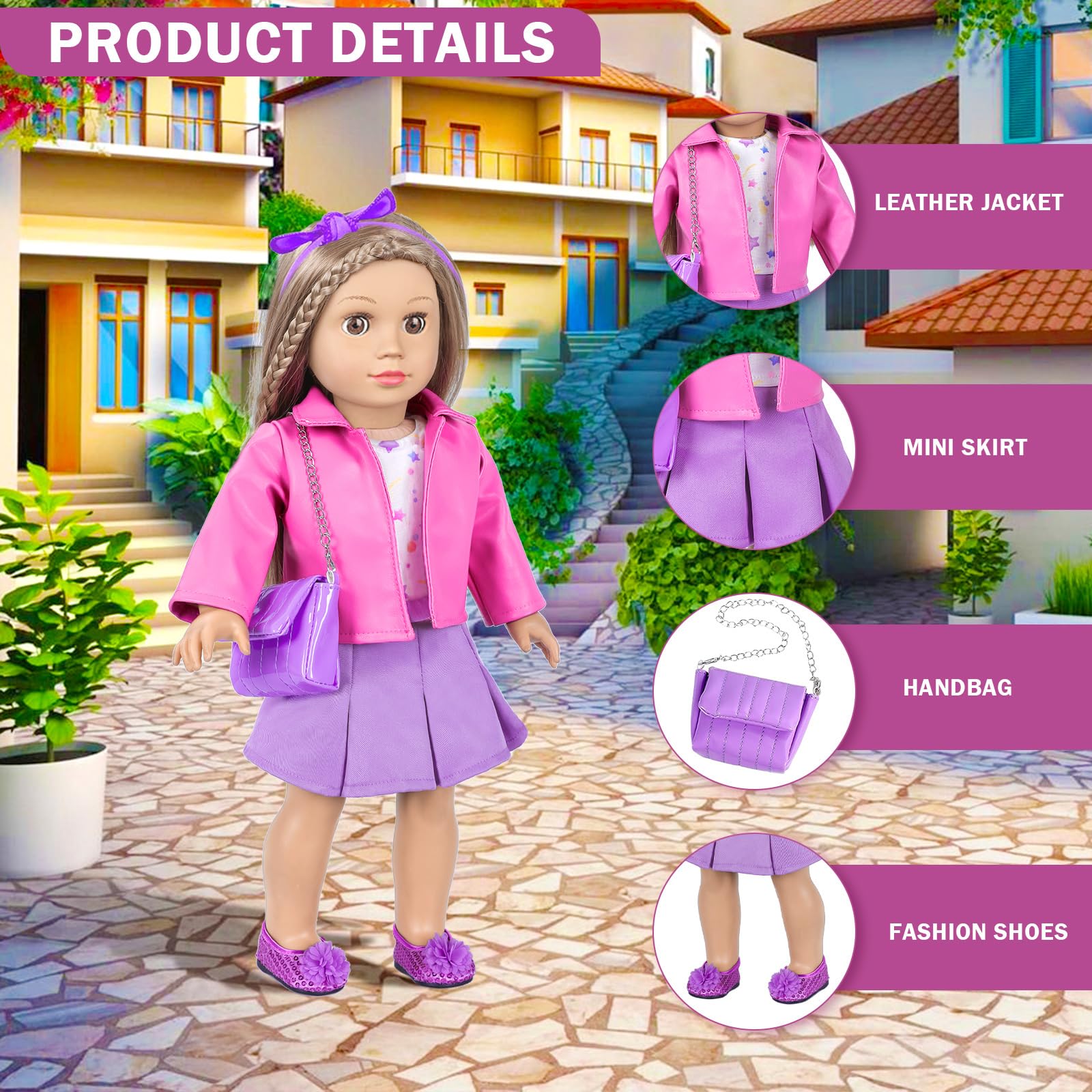 DOTVOSY eye shadow lipstick blusher set adds realistic cosmetics to role play.